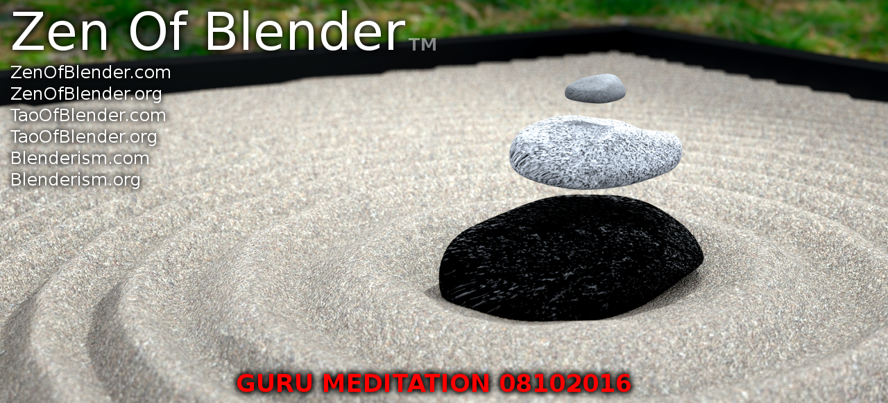 Zen Of Blender Garden
